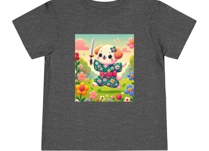Blossom Pup’s Joyful Journey Toddler Short Sleeve Tee