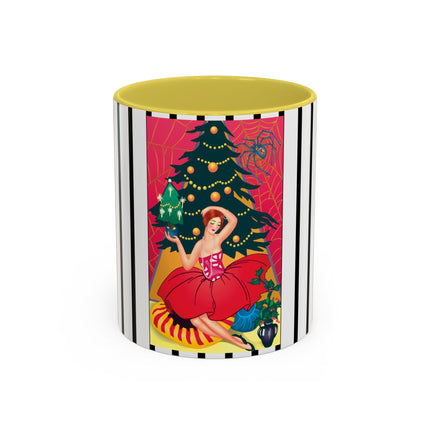 Art Deco Christmas Enchantment Colorful Mugs (11oz, 15oz)