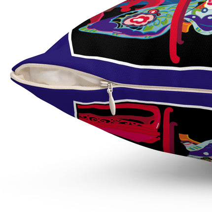 A Visual Journey by Umberto Brunelleschi Spun Polyester Square Pillow