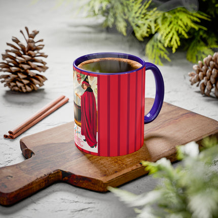 The Hallowe'en Cauldron In the Firelight's Gleam Colorful Mugs (11oz, 15oz)