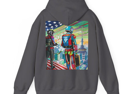 NSA Cyber Punk Computer Hacking Team – Heavy Blend™ Hooded Sweatshirt