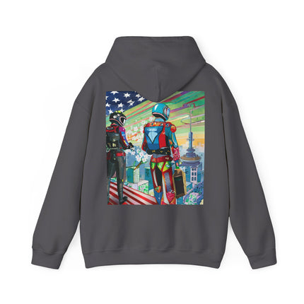 NSA Cyber Punk Computer Hacking Team – Heavy Blend™ Hooded Sweatshirt