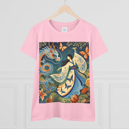 Fairy Waltz in the Butterfly Garden Cotton Tee
