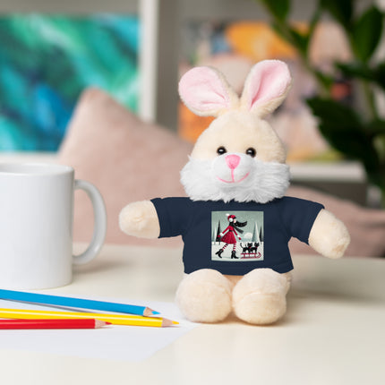 Red Sled & Curious Cats Stuffed Animals with Tee