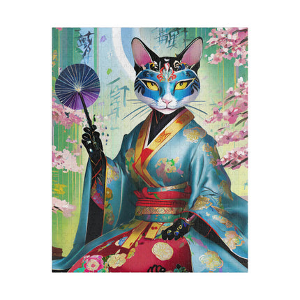 Cyberpunk Geisha Puzzle (110, 252, 520, 1014-piece)