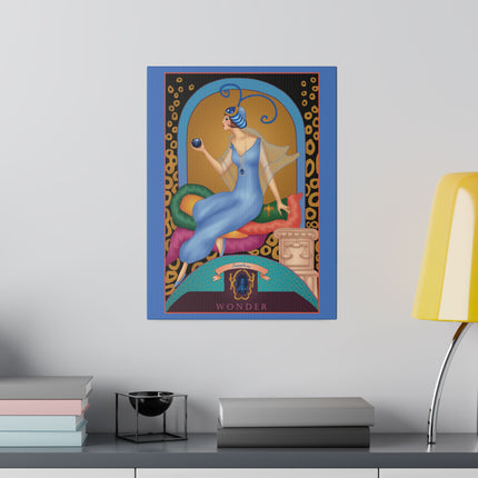 September & Sapphire – Sofia Chiostri’s Celestial Art Deco Canvas
