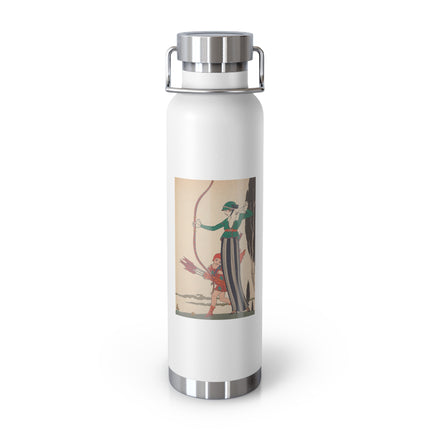 L'Arc Rouge by George Barbier Copper Vacuum Insulated Bottle, 22oz