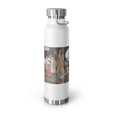 Mitsukuni Defying the Skeleton Spectre by Utagawa Kuniyoshi Copper Vacuum Insulated Bottle, 22oz