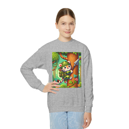 Stealthy Stripes Youth Crewneck Sweatshirt