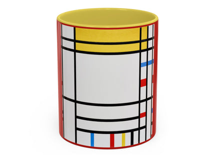Place de la Concorde by Piet Mondrian Colorful Mugs (11oz, 15oz)