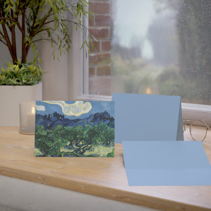 Olive Trees by Vincent Van Gogh Greeting Cards (1, 10, 30, and 50pcs)