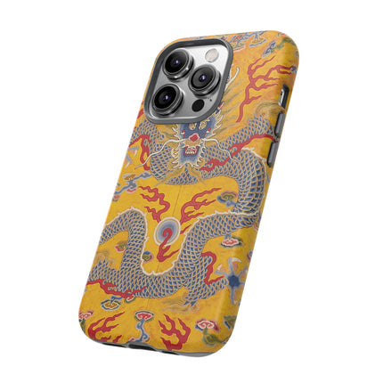 Majestic Dragon Regalia – Imperial 12-Symbol Robe Phone Cases