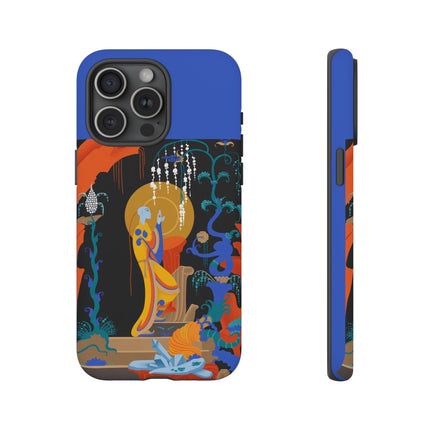 Mystic Oracle Phone Case – Sacred Glow & Eternal Grace