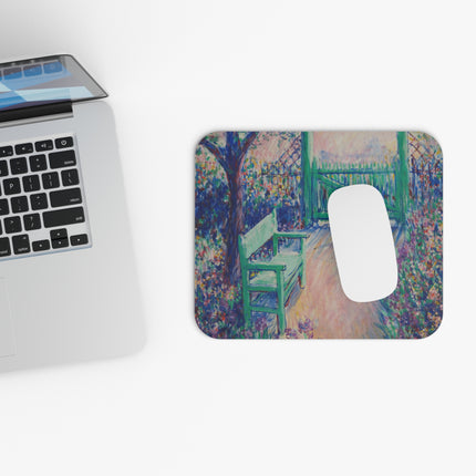 The Artist’s Garden by Theodore Earl Butler Mouse Pad, Rectangle
