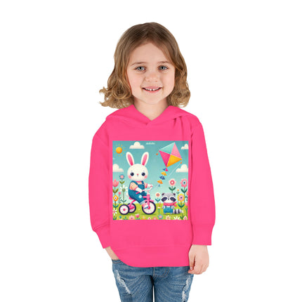 Breezy Meadow Ride Toddler Pullover Fleece Hoodie