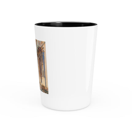 Gondola Moorings on the Grand Canal by John Singer Sargent Ceramic Shot Glass