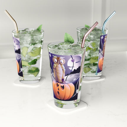 The Startled Pumpkin Glass, 16oz