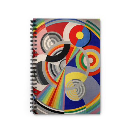 Rythme No. 1 by Robert Delaunay Spiral Notebook - Ruled Line