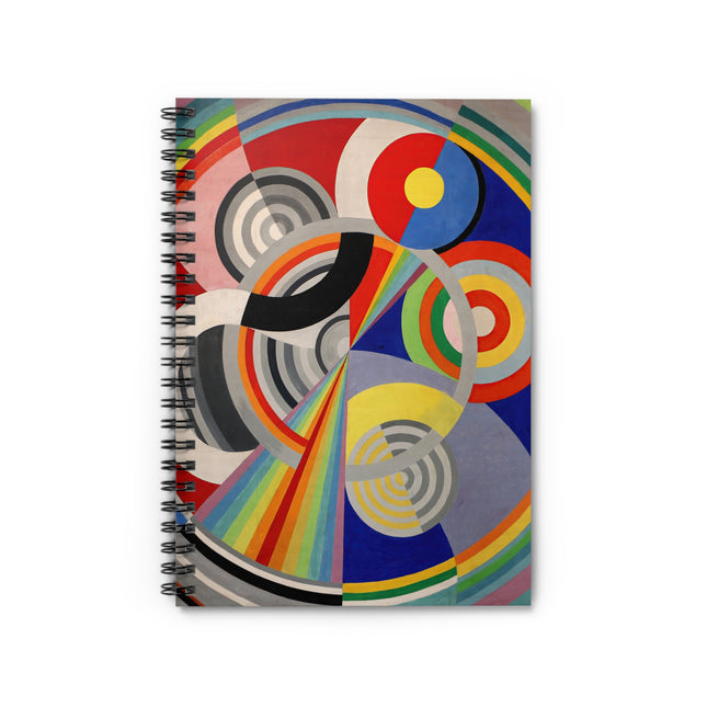 Rythme No. 1 by Robert Delaunay Spiral Notebook - Ruled Line