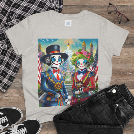 Cyber Punk Robots Cotton Tee