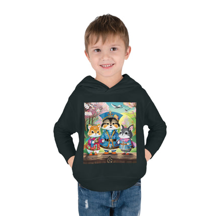 Fluffy Explorers Toddler Pullover Fleece Hoodie