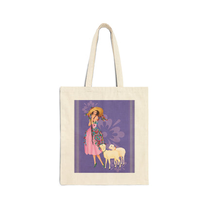 Easter Elegance Cotton Canvas Tote Bag