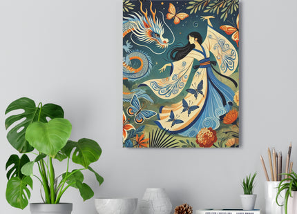 Fairy Waltz in the Butterfly Garden Giclée Art Print