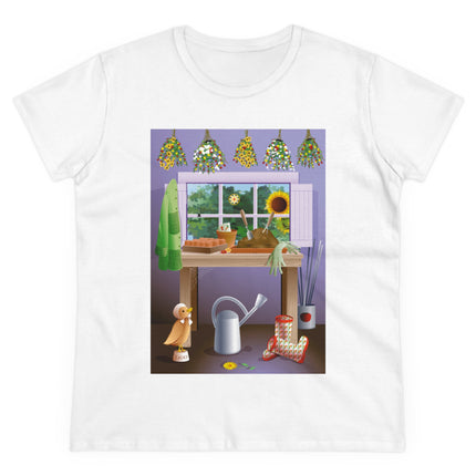 A Gardener's Haven Women's Midweight Cotton Tee