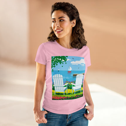 Tranquil Retreat Women's Midweight Cotton Tee