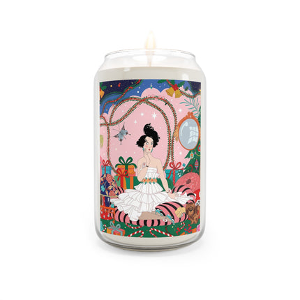 🎀🎄 Christmas Morning In The Rose Parlor Scented Soy Candle – Art Deco Holiday Fantasy