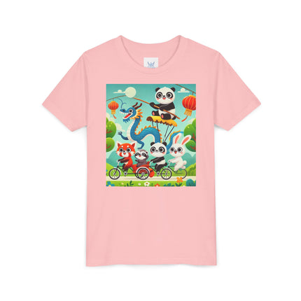 Rolling Along Together Youth Short Sleeve Tee