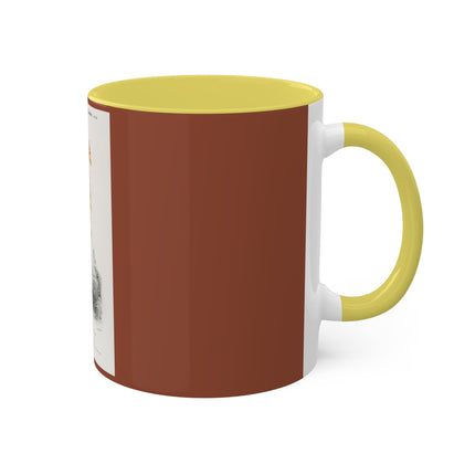Giraffe by Charles Dessalines D' Orbigny Colorful Mugs, 11oz