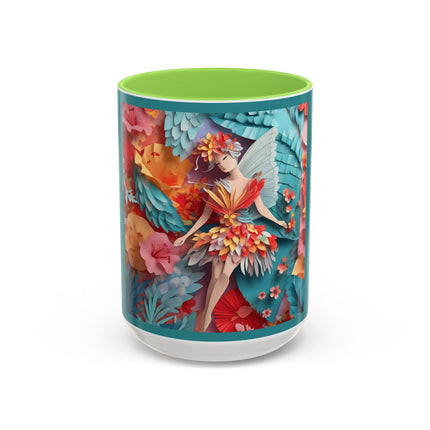Hibiscus Fairy Colorful Mugs (11oz, 15oz)