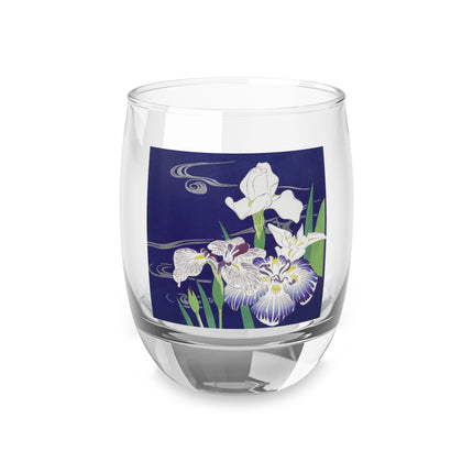 Irises by Kogyo Tsukioka Whiskey Glass