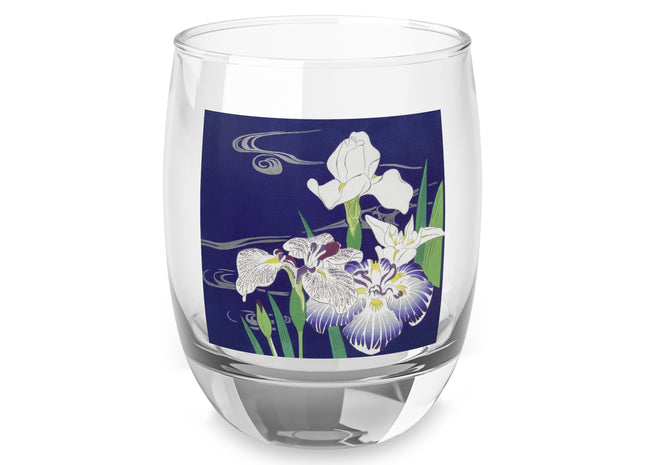 Irises by Kogyo Tsukioka Whiskey Glass