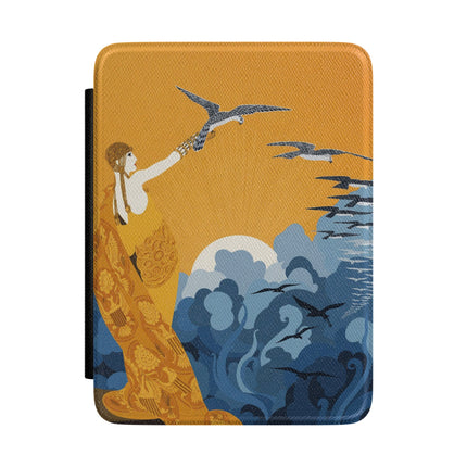 Falcon Mistress Kindle Case – Art Deco Power & Golden Freedom