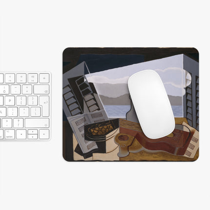 Open Window by Juan Gris Mouse Pad, Round and Rectangle