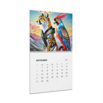Neon Beasts: A Cyberpunk Odyssey Wall Calendars (2025)