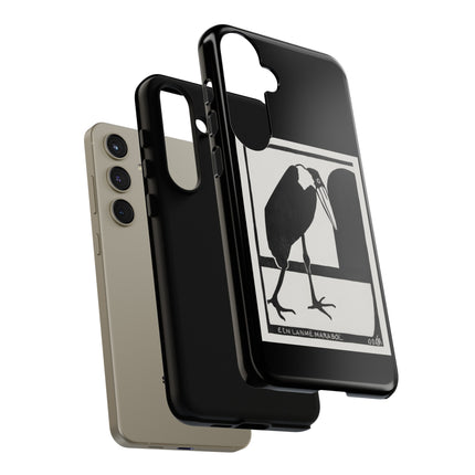 A Lame Marabou by Samuel Jessurun de Mesquita Phone Cases