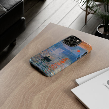 Sunrise by Claude Monet Phone Cases