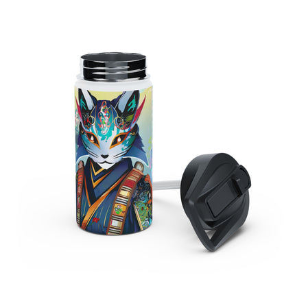 Cyberpunk Samurai Stainless Steel Water Bottle