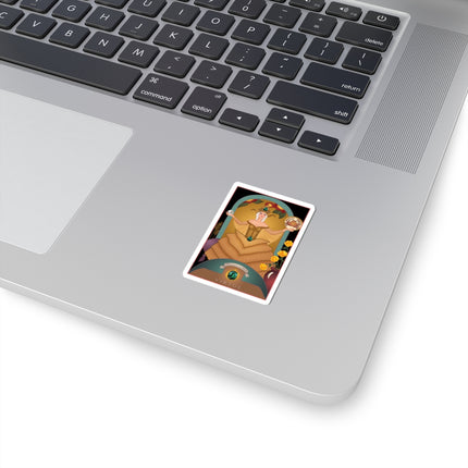 June & Pearl, Alexandrite (from the Gem Series) by Sofia Chiostri Kiss-Cut Stickers (4 Sizes)