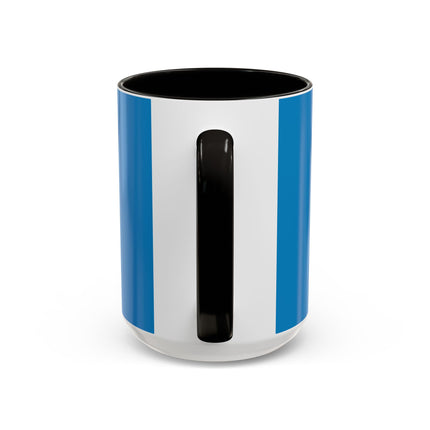 The Lady And The Moonlit Peak Colorful Mugs – Art Deco Alpine Garden Elegance