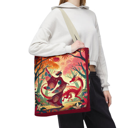 The Dragon Fairy’s Dance Tote Bag – Enchanted Grace & Spring Magic