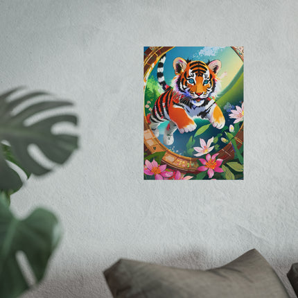Majestic Tiger Cub Fine Art Posters