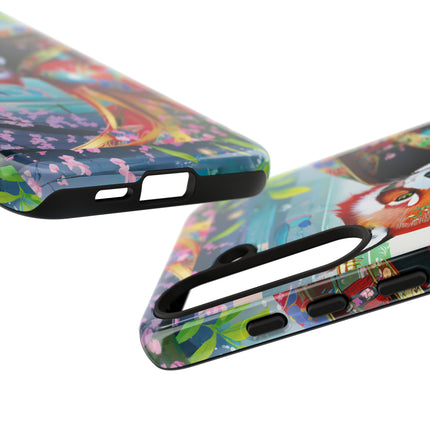 Cybernetic Red Panda Phone Cases