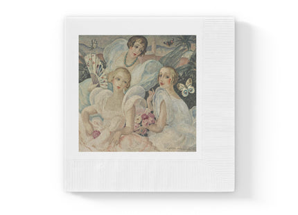 Les Femmes Fatales by Gerda White Coined Napkins