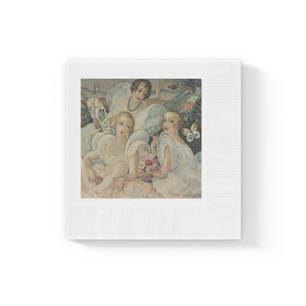 Les Femmes Fatales by Gerda White Coined Napkins