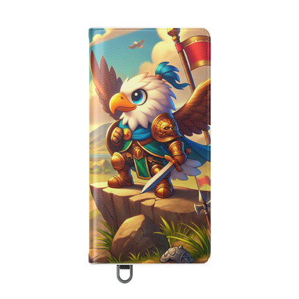🦅⚔️ Watchful Guardian Flip Case – Courage, Leadership & Noble Adventure