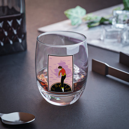 Woman Waiting for her Beloved at 1:59 by Kobayashi Kaichi Whiskey Glass